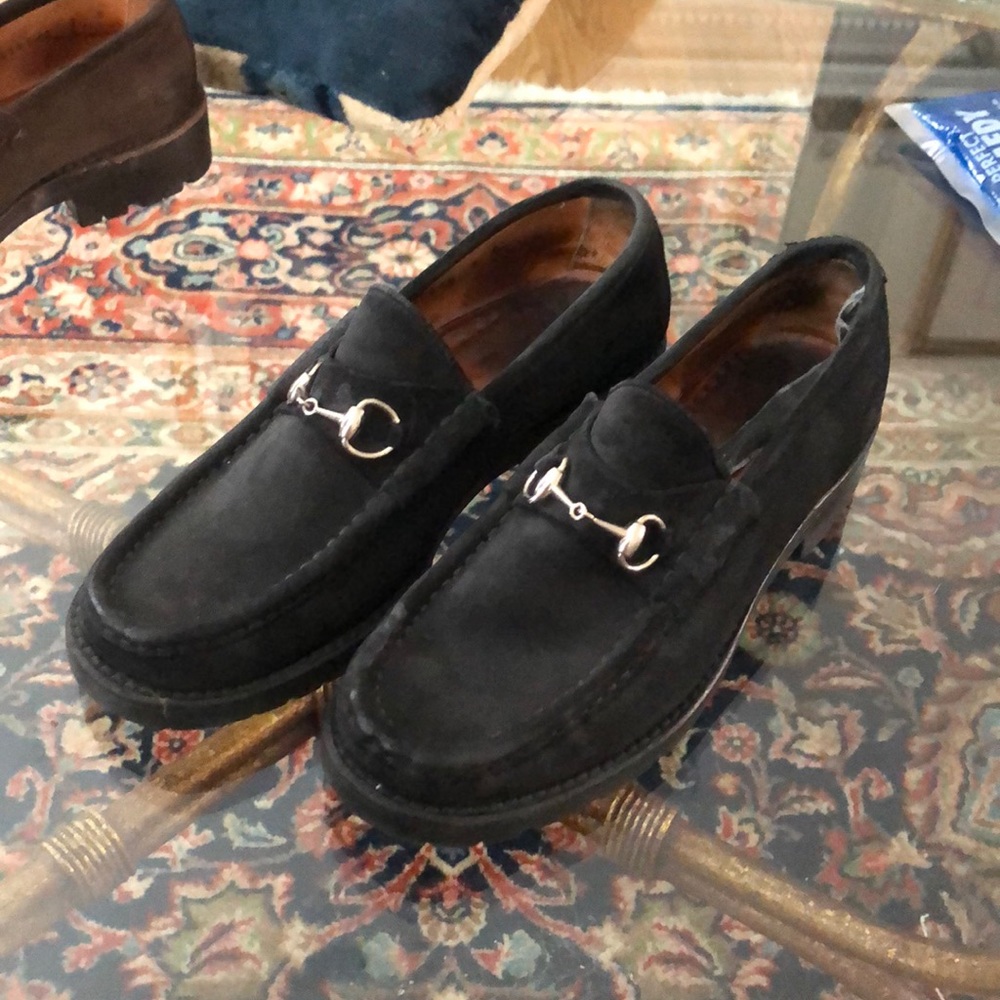 slip on gucci loafers